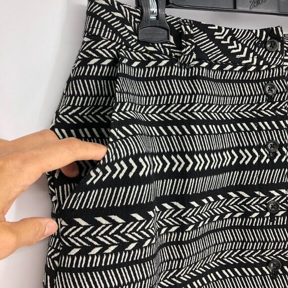 Anthropologie-Maeve Fieldnotes Button Front Mini Skirt Size 12 - Picture 6 of 16